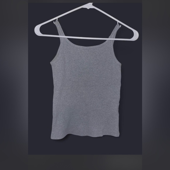 Parke Gray Ribbed Tank Top - Picture 2 of 3